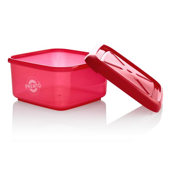 PREMTO SQUARE MEAL BOX - KETCHUP RED