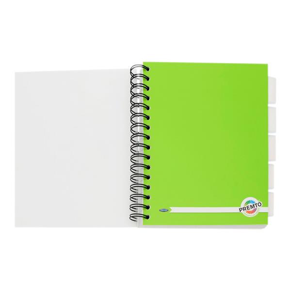 PREMTO A5 250PG PP 5 SUBJECT PROJECT BOOK - CATERPILLAR GREEN