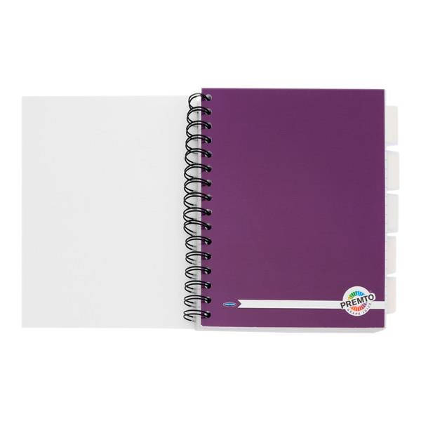 PREMTO A5 250PG PP 5 SUBJECT PROJECT BOOK - GRAPE JUICE