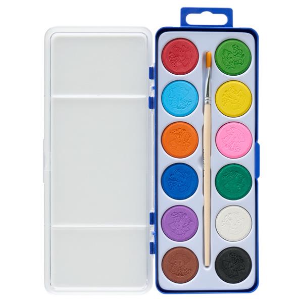 WORLD OF COLOUR WATERCOLOUR PALETTE SET - 12PCE