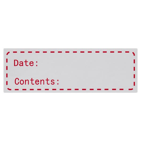 PREMIER UNIVERSAL HOME 200 STICKERS STORAGE LABELS 76mmx25mm - RED