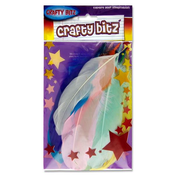 CRAFTY BITZ 10g BAG FEATHER DUCK QUILLS