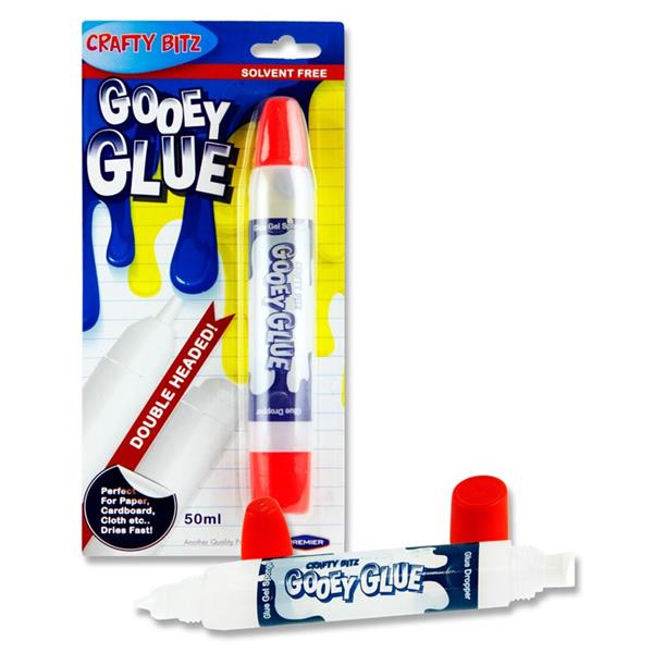 CRAFTY BITZ DOUBLE HEADED 50ml GOOEY GLUE PEN