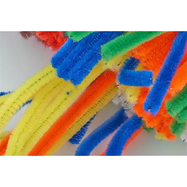 CRAFTY BITZ TUB 350 PIPE CLEANERS - 10 ASST. COLOURS