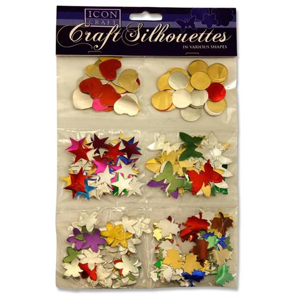 ICON CRAFT MULTI-PACK CRAFT SILHOUETTES 3 ASST.