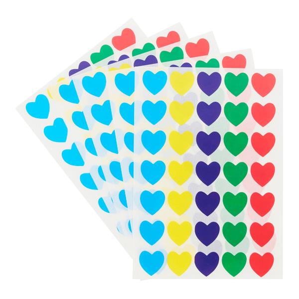 CRAFTY BITZ PKT.175 SELF ADHESIVE STICKERS - HEART