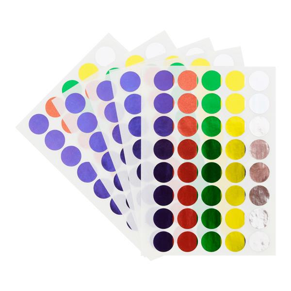 CRAFTY BITZ PKT.200 ASSORTED STICKY DOTS