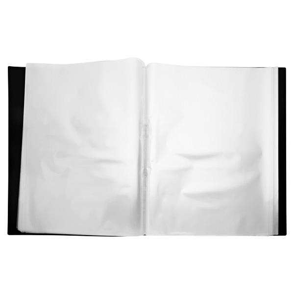 PREMIER OFFICE A2 40 POCKET PRESENTATION DISPLAY BOOK - BLACK