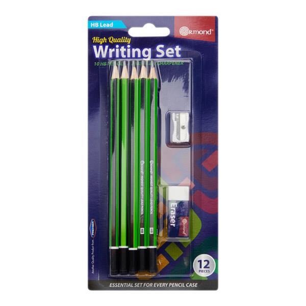 ORMOND 12pce CARDED WRITING STATIONERY SET