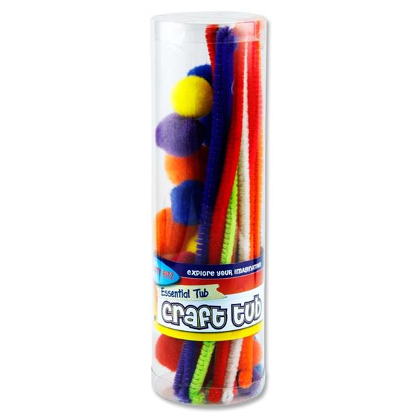 * CRAFTY BITZ ESSENTIALS CRAFT TUB - PRIMARY COLOURS