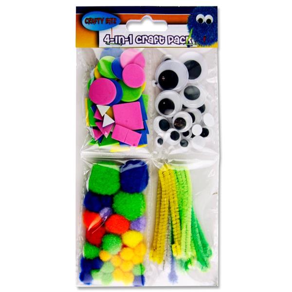 * CRAFTY BITZ 4-in-1 CRAFT PACK