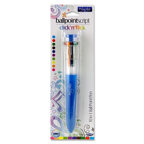 PROSCRIBE 10in1 BALLPOINT PEN CDU