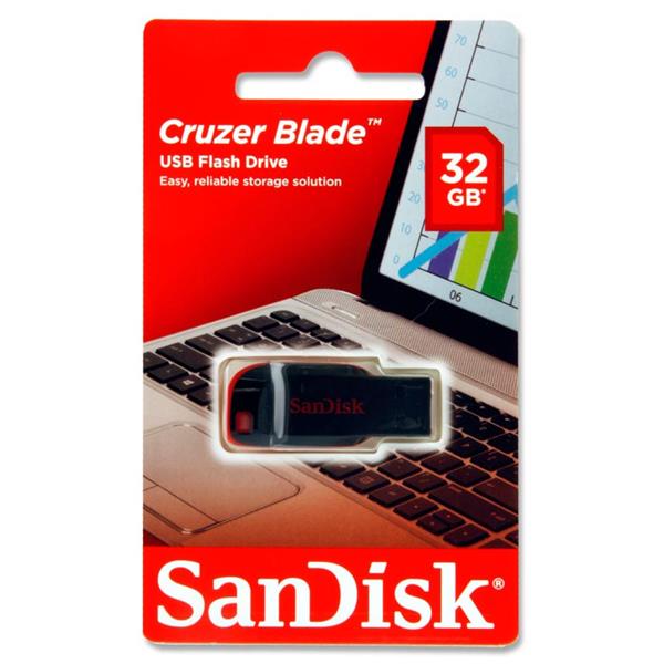 SAN DISK CRUZER BLADE 32gb USB FLASH DRIVE