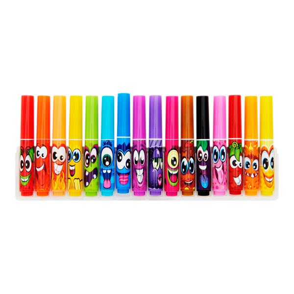 SCENTOS WALLET 16 SCENTED SHORTIES MARKERS