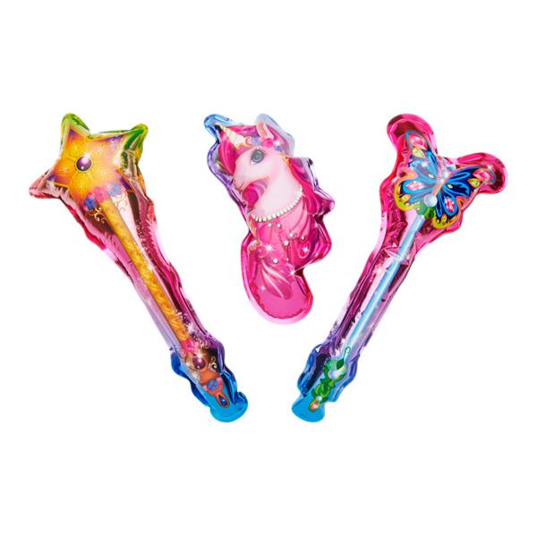 WHACKABLES PKT.3 20cm SELF-INFLATING WANDS - ENCHANTED