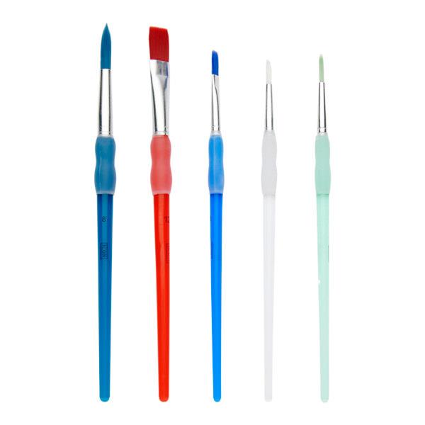 ICON WALLET 5 SOFT GRIP NYLON PAINT BRUSHES