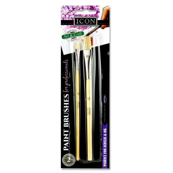 ICON CARD 2 PAINT BRUSHES