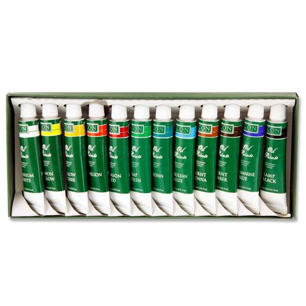 ICON BOX 12x12ml OIL PAINTS